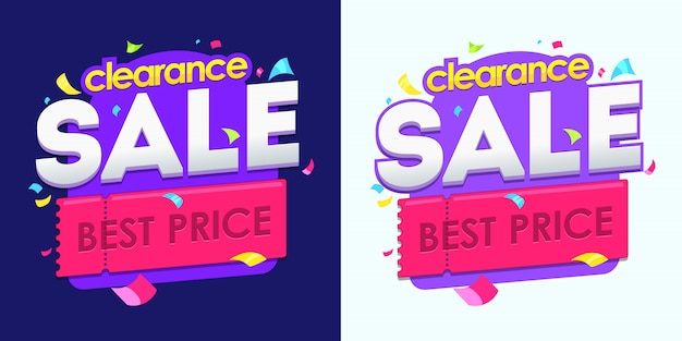 Clearance Sale banner