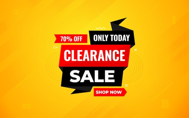 Clearance sale super offer sale banner template stock clearance background stock out banner