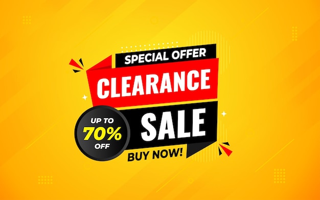 Clearance sale super offer sale banner template stock clearance background stock out banner