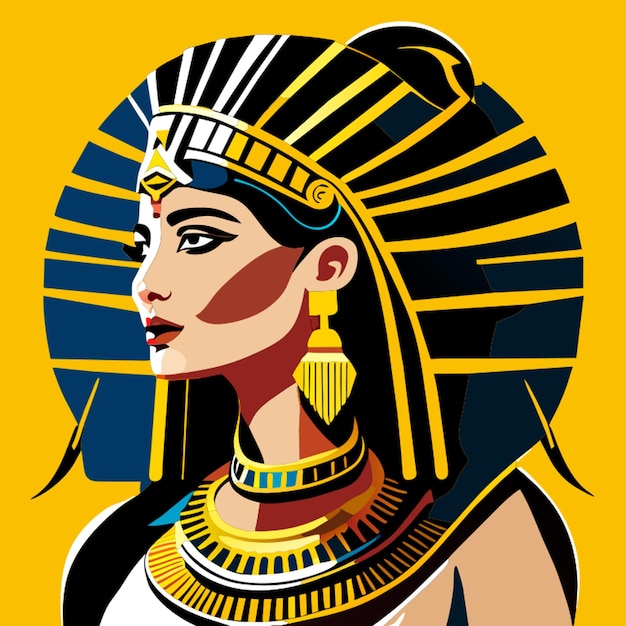 Cleopatra vector illustration