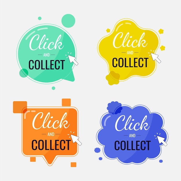 Click and collect button collection