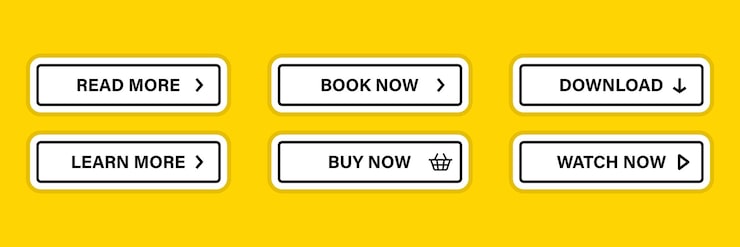 Vector click here button with click cursor buy now button with shopping cart shop now modern collection for web site online shopping click here apply buttons hand pointer clicking web design elements