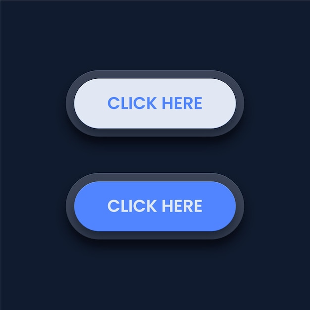 Vector click here buttons