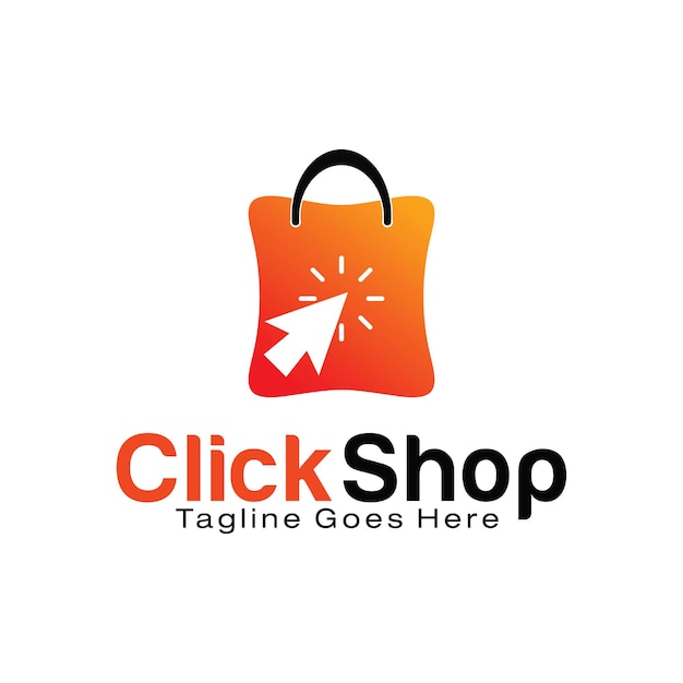 Click Shop logo design template
