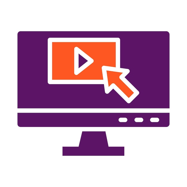 clickstream vector icon design illustration