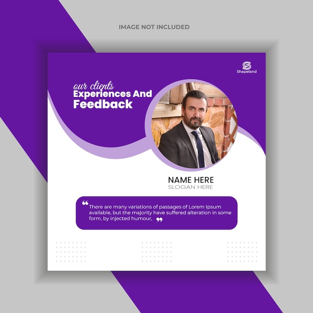 Client Testimonial Design