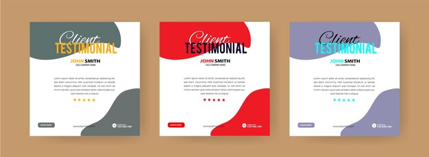 Cliënten feedback ontwerp getuigenis ontwerp achtergrond feedback.