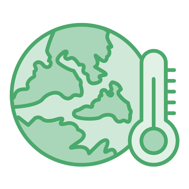 Вектор Векторное изображение значка изменения климата может быть использовано для загрязнения