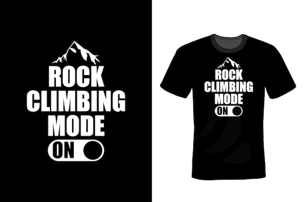 Climbing T shirt design typography vintage