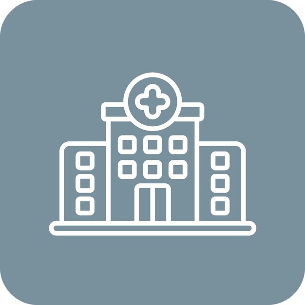 Clinic icon vector image Can be used for Donations