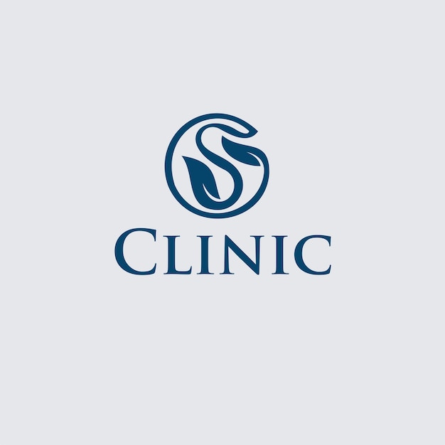 Clinic logo design vector template