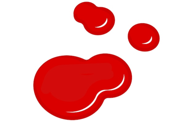 Clip art of dripping blood for Halloween and horror design