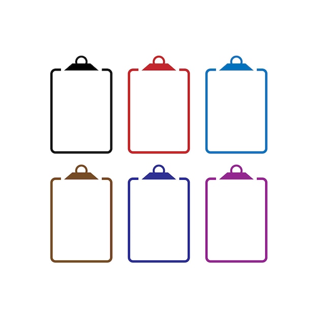 Clip Board Icons 6 Packs