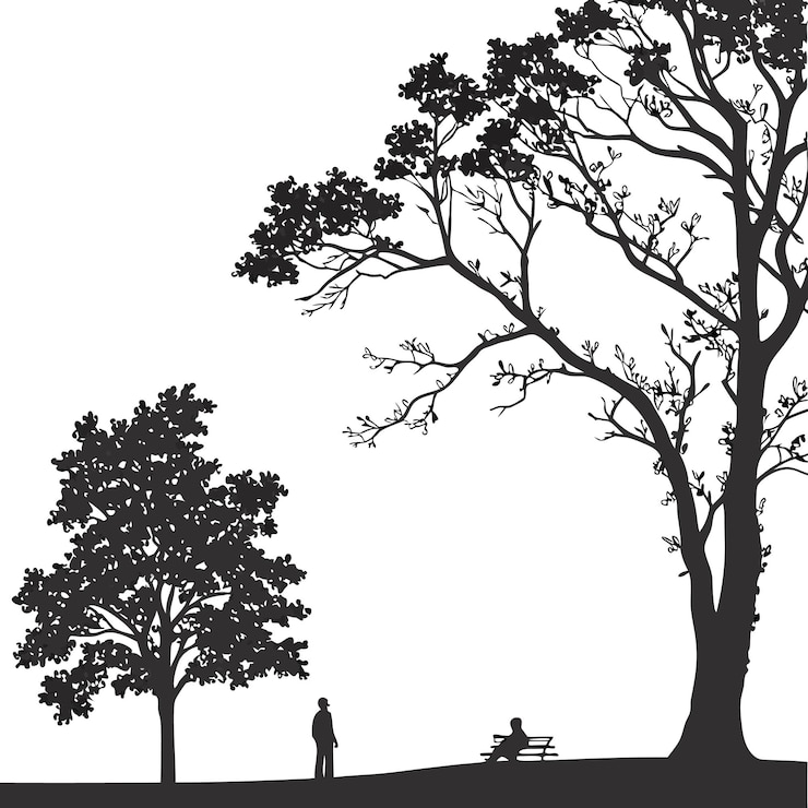Vector clipart-illustratie van een parkbank