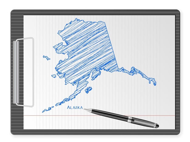 Appunti mappa dell'alaska