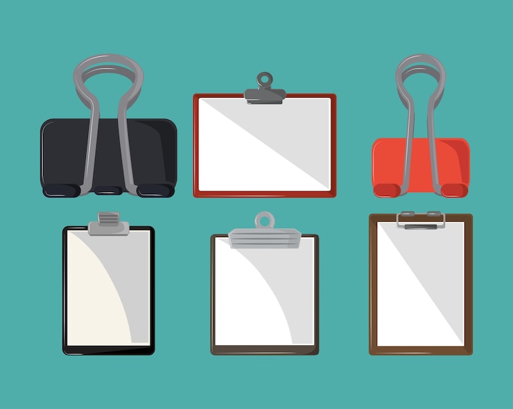 Vector clipboard and clips