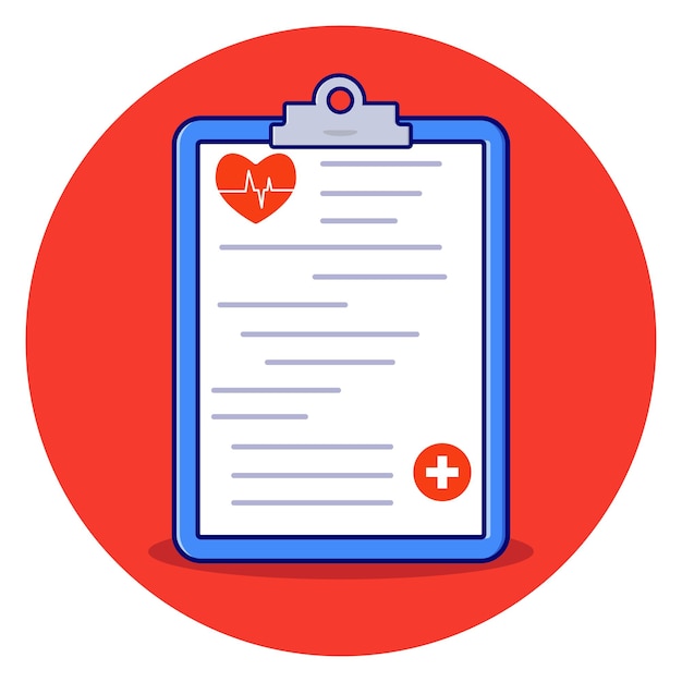 Clipboard Stethoscoop Jar En Pillen Strip Cartoon Icon Illustratie Gezondheidszorg Geneeskunde Icon Conc