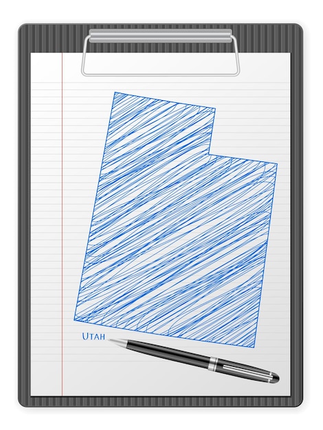 clipboard utah map