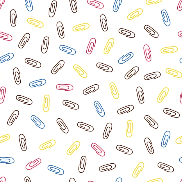 Clips seamless pattern