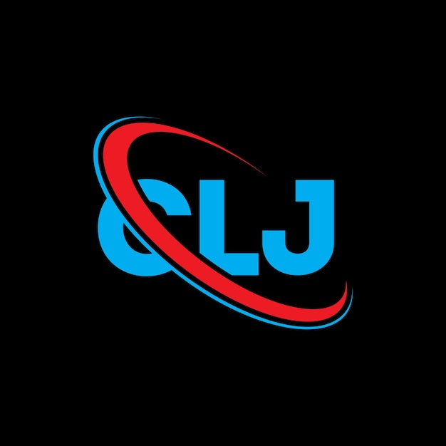 Clj ローゴ clj 文字 clj 字母 ロゴデザイン イニシャル clj ロゴ 円と大文字のモノグラム ロゴ clj テクノロジービジネスと不動産ブランドのタイポグラフィー