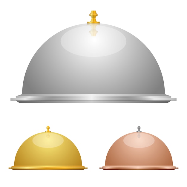 Vettore illustrazione di progettazione stabilita della campana di vetro isolata