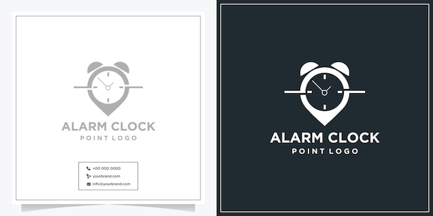 Clock dot, and alarm logo