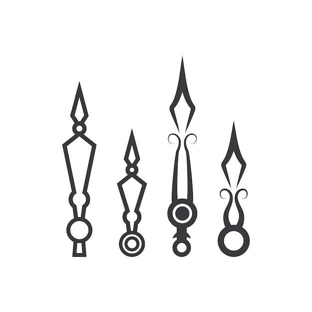 Premium Vector | Clock hands icon