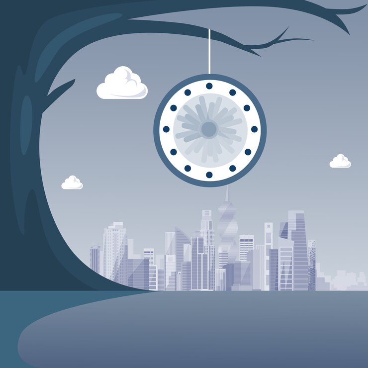 Vector clock hanging on tree 