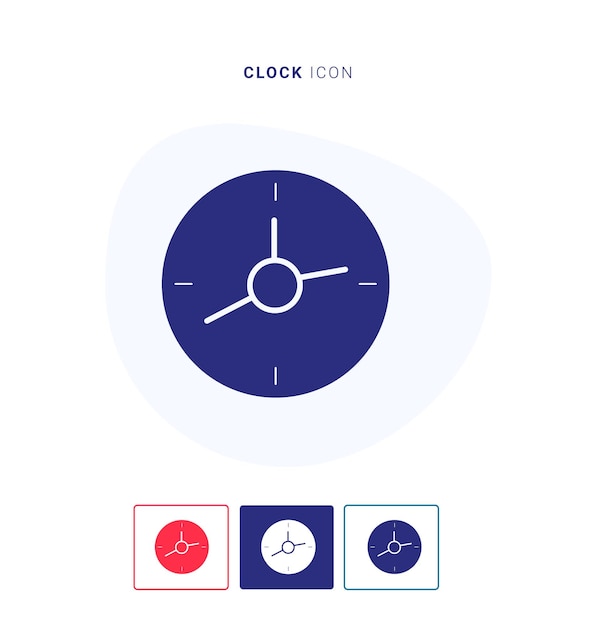 Clock icon premium vector premium vector