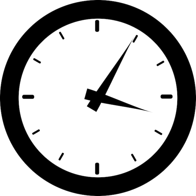 Clock icon time vector graphics