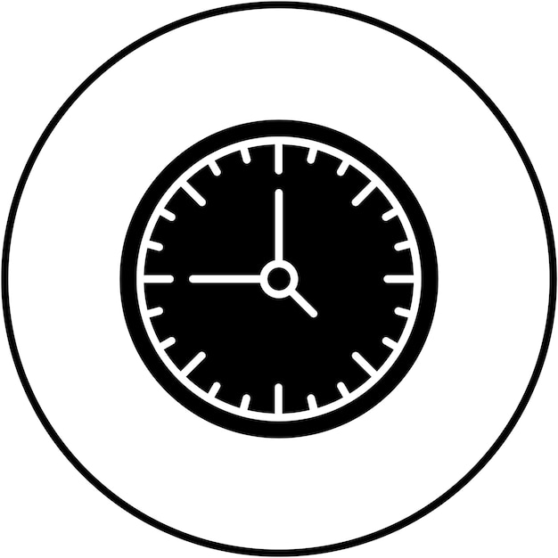 Clock icon vector image Can be used for Ramadan