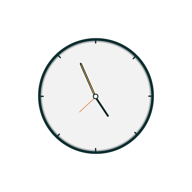 a clock icon vector