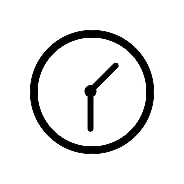 Clock icon vector