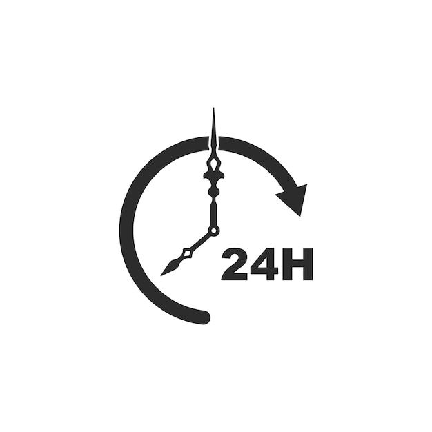 Clock vector illustration design template