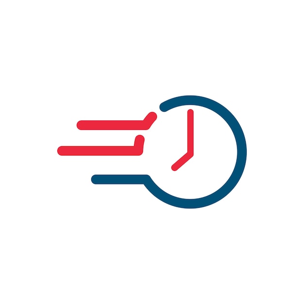 Clock vector illustration design