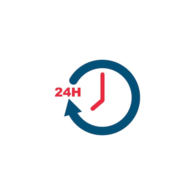 Clock vector illustration design