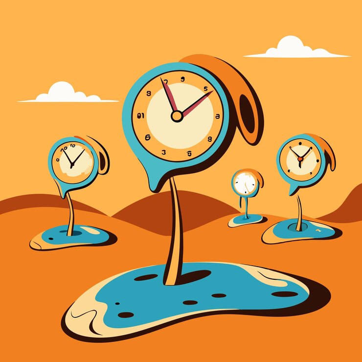Vector a clock with the time of 4 00 on it
