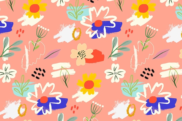 Clolorful floral pattern