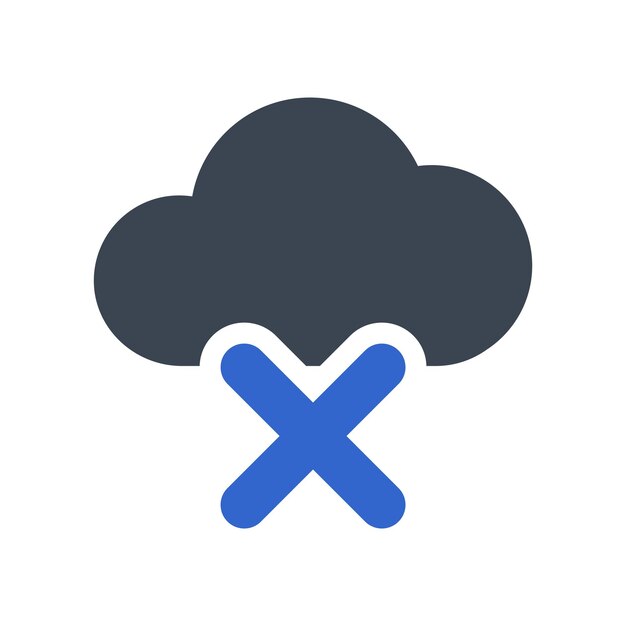 Close cloud icon