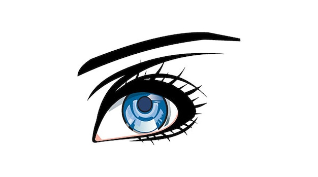 anime eyes close up Stock Vector Image  Art  Alamy