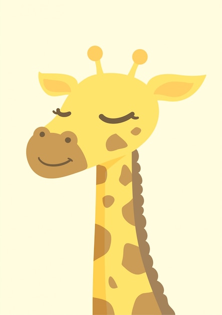 Close-up giraffe