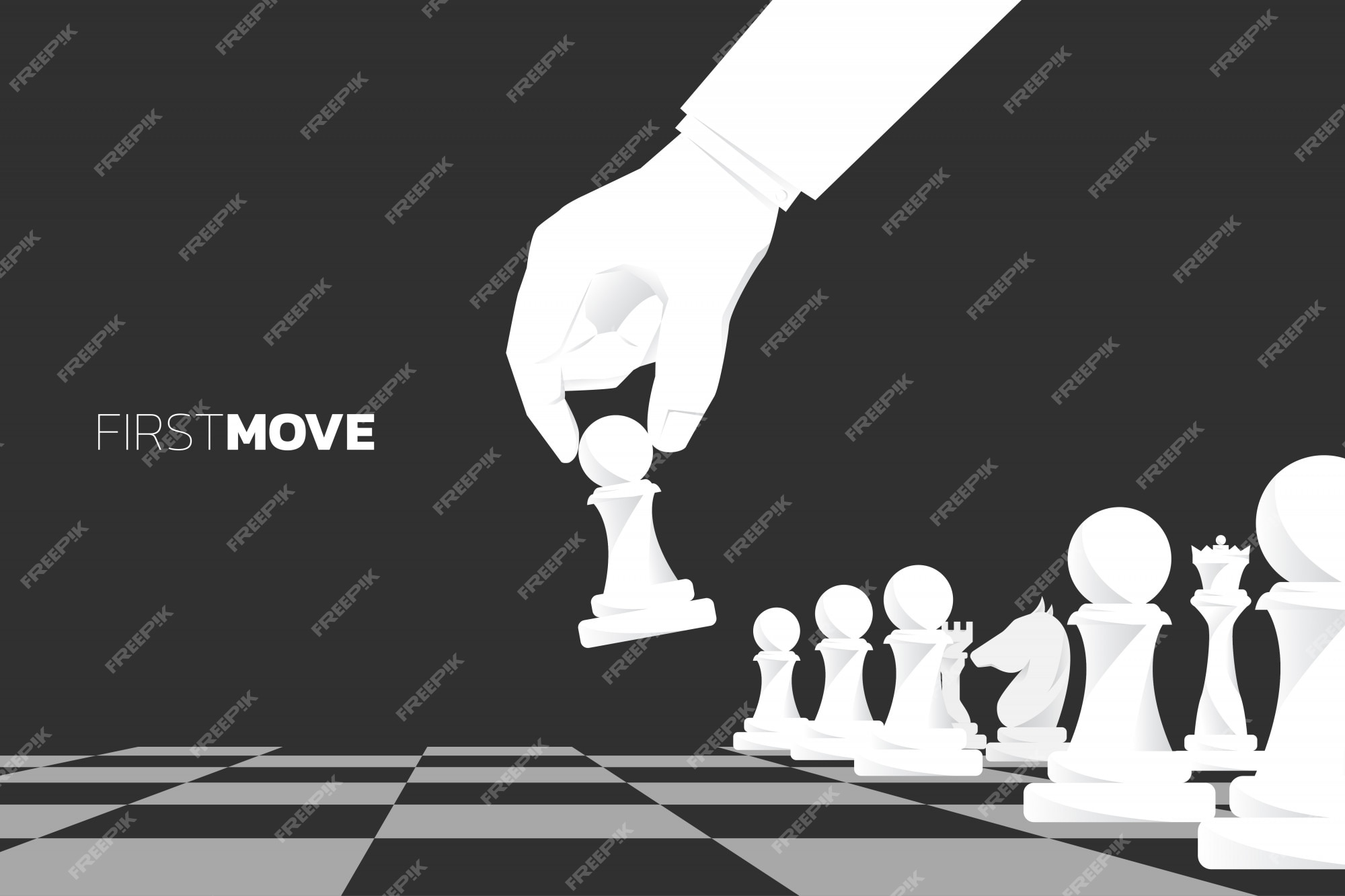 Pawn In Hand Strategizing Your Next Chess Move Vector, Movement,  Intelligence, Checkerboard PNG and Vector with Transparent Background for  Free Download