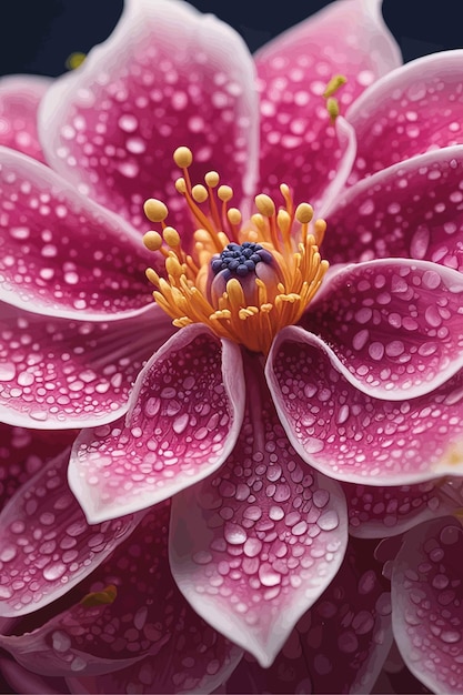 Vector close up of a pink chrysanthemumsclose up of a pink chrysanthemumsclose up of beautiful pink f