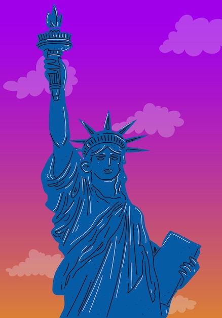 close up of the statue of liberty new york city