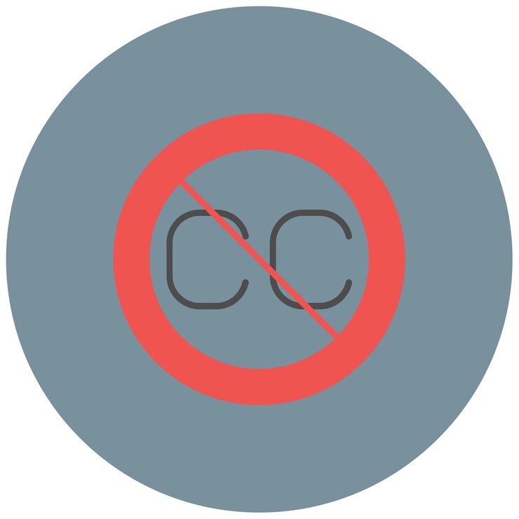 Vector closed captioning flat illustration
