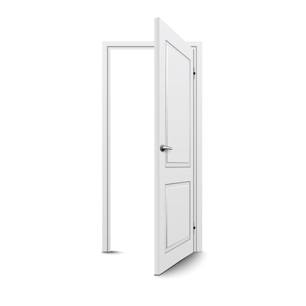 Vector closed door isolated