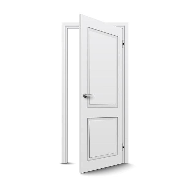 Vector closed door isolated