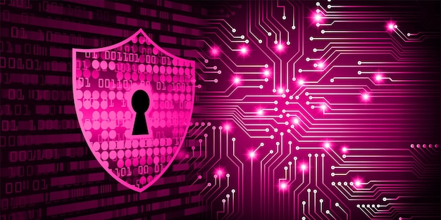 Lucchetto chiuso su sfondo digitale, sicurezza informatica