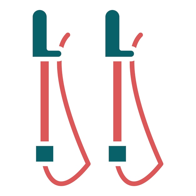 Vector closet auger icon style