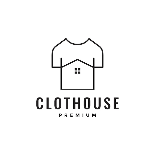 Cloth with home logo design